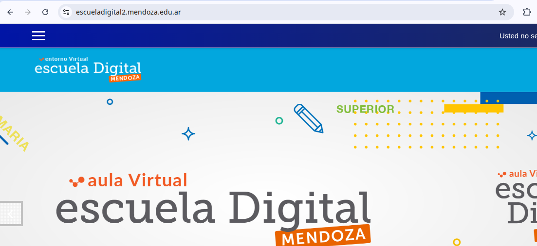 [Imagen del navegador con la dirección de la escuela digital]