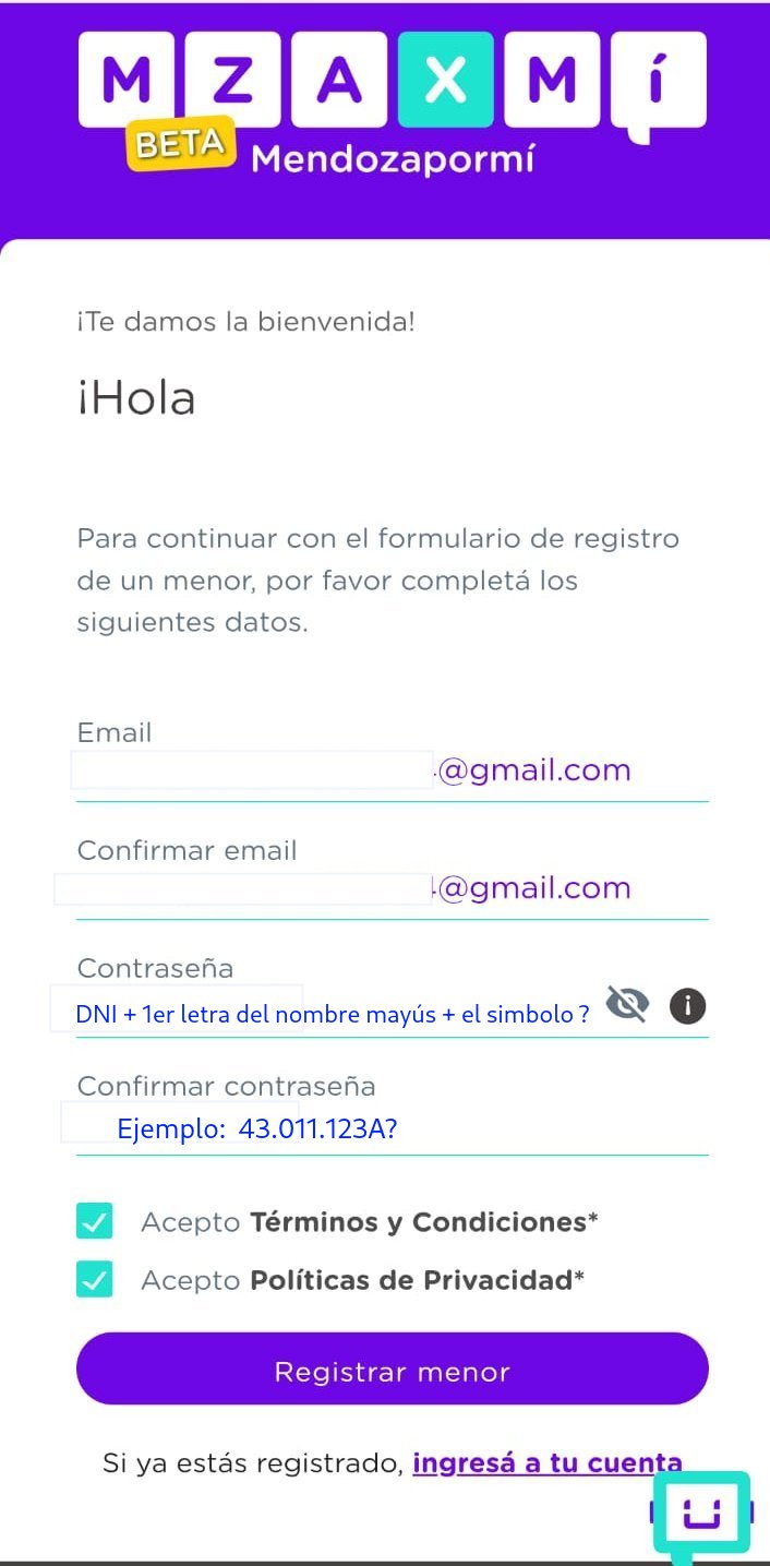 Ejemplo de formato de contraseña